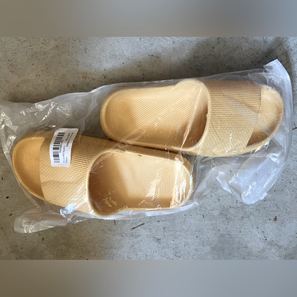 New Slippers Yellow size 37/38